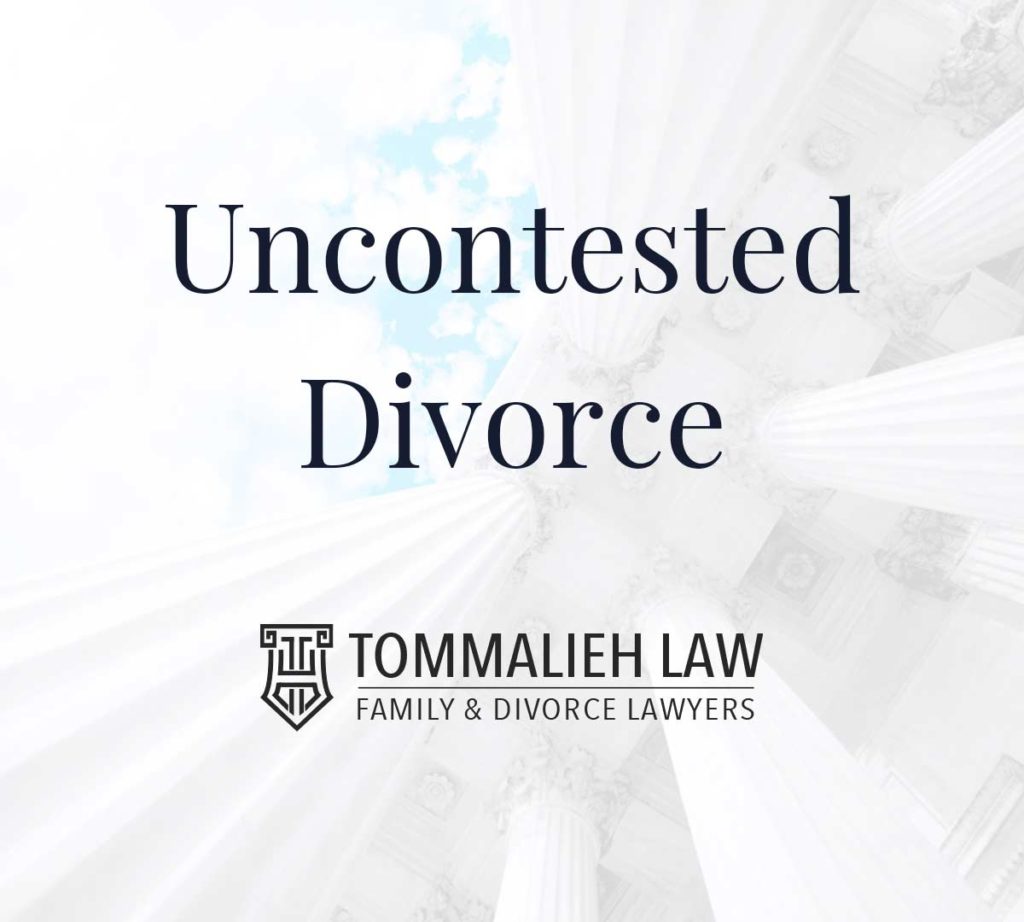 Uncontested divorce